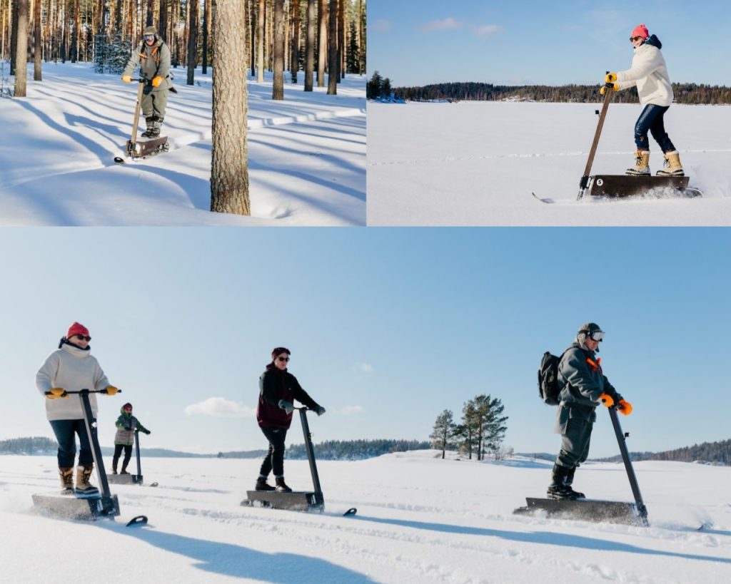 Avventure invernali con un finlandese felice